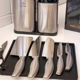 🔪 ست سرویس چاقو و کف گیر لایف اسمایل مدل nsel12