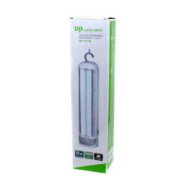 چراغ اضطراری دی پی مدل 7111B SMD-LED ۹ وات با باتری قابل شارژ