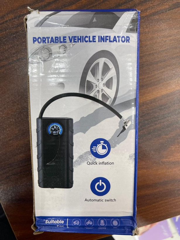 پمپ باد فندکی خودرو قابل حمل portable vehicle inflator