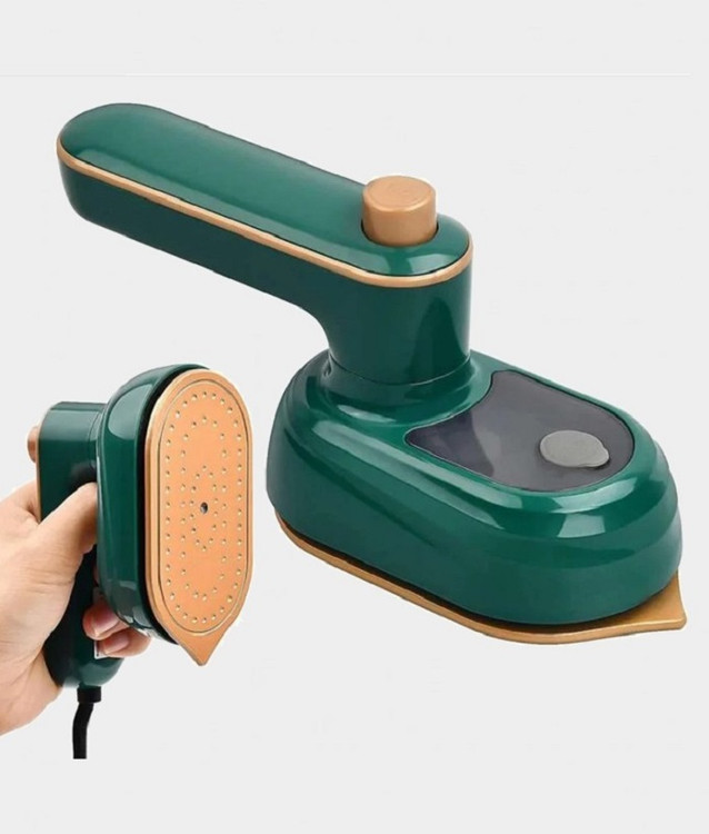 مینی اتو مسافرتی دسته دورانی mini electric ironمدل ZF688 رنگ سبز