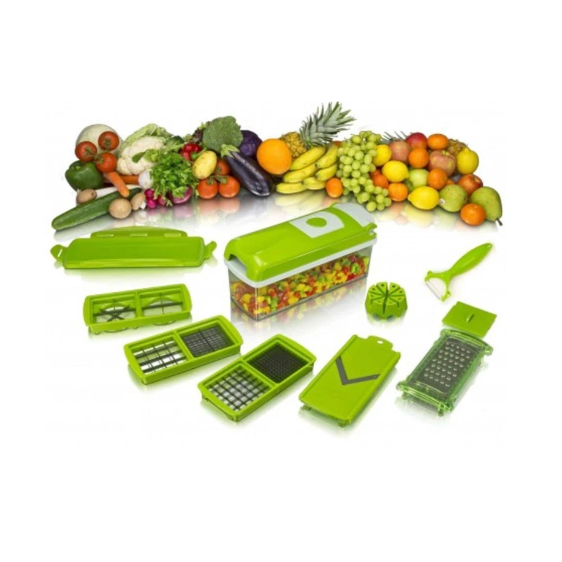 خردکن چندکاره نایسر دایسر Nicer Dicer Plus مدل 2024 ORIGINAL با ۱۰ قطعه