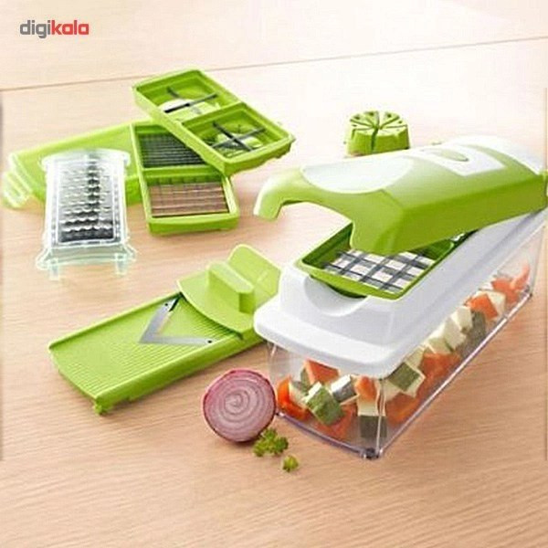 خردکن چندکاره نایسر دایسر Nicer Dicer Plus مدل 2024 ORIGINAL با ۱۰ قطعه