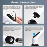 فرچه شارژی دستهدار مدل JY-8088