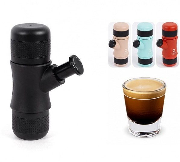قهوهساز همراه زیگما مدل ZIGMA-55R — Portable Espresso (فشار 8 Bar)