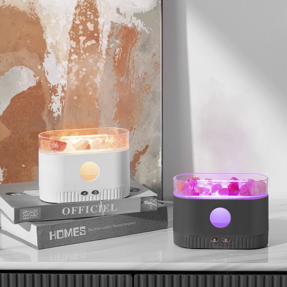 دستگاه بخور سرد سنگ نمک مدل salt lamp aroma diffuser
