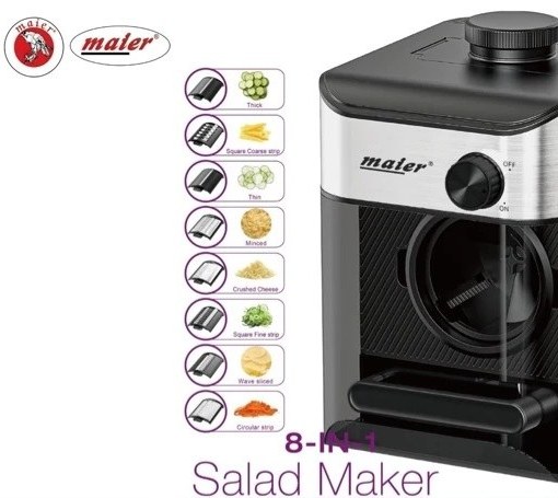 سالاد ساز مایر مدل MR-297 با ۸ تیغه