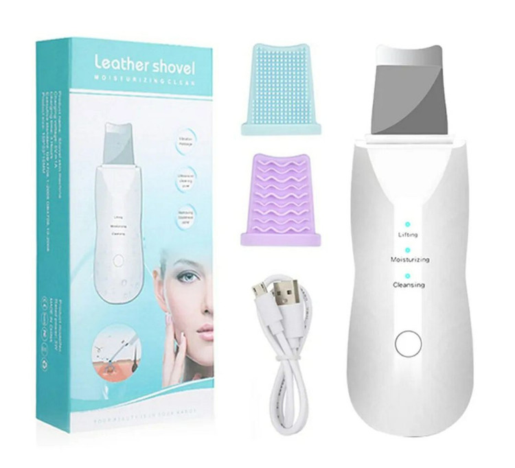 اتو صورت شارژی وپاکسازی پوست مدل leather shovel