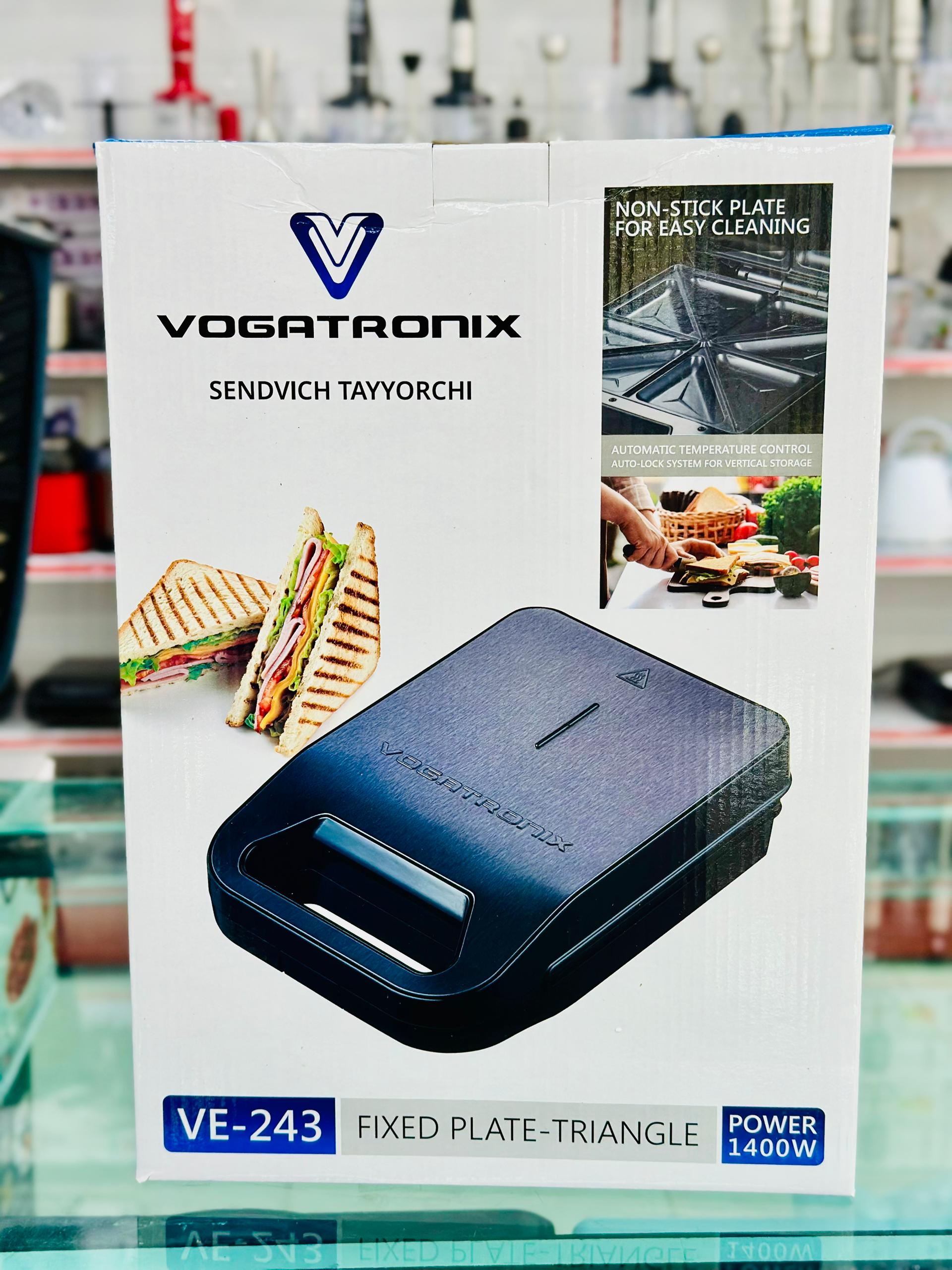 ساندویچ ساز وگاترونیکس مدل VE243 تک کاره ۴ خانه