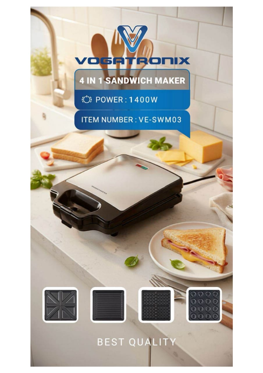 ⭕ اسنک‌ساز 4کاره ووگاتی VE_SWM03
