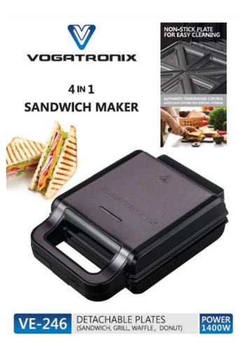 ساندویچ ساز وگاتی مدل VE-246 ۴ کاره