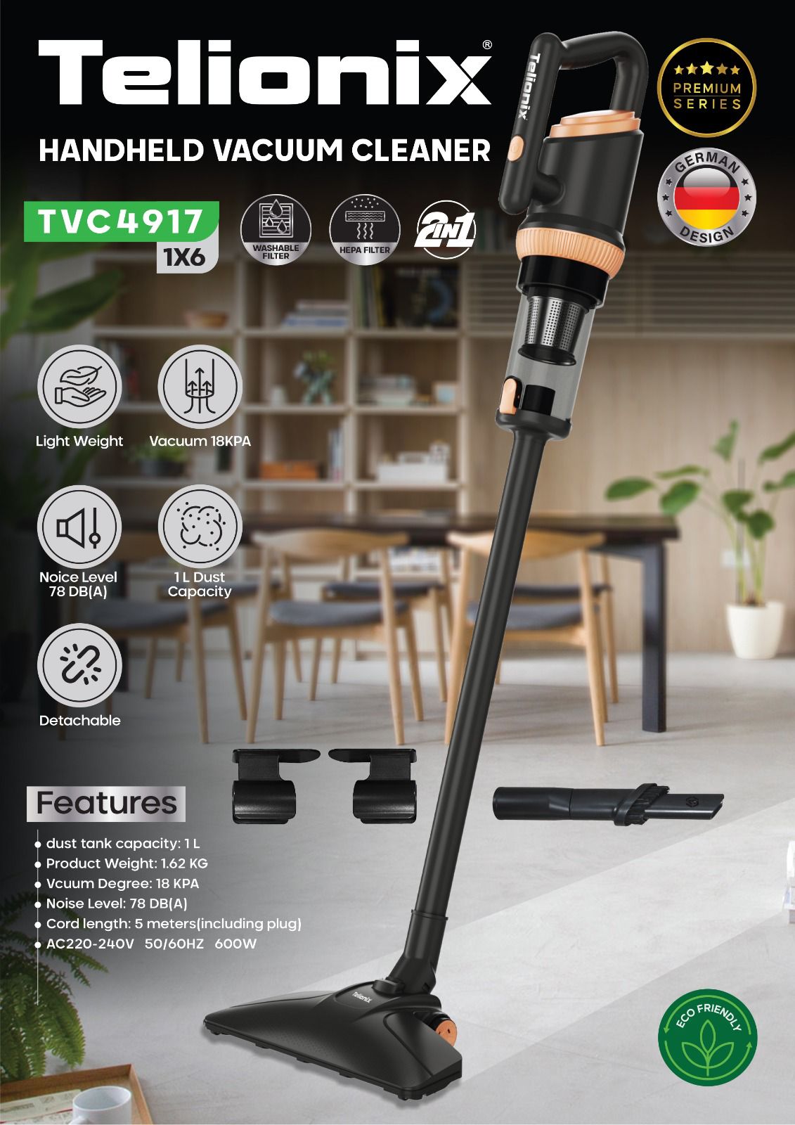 🏩 جارو عصایی جدید تلونیکس مدل ۴۹۱۷ ۲۳۵۰🇮🇷