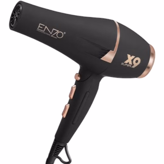 سشوار انزو پروفیشینال مدل X9 با باد سرد و متمرکز کننده