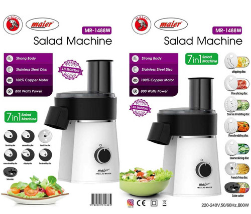 سالاد ساز مایر مدل MR1488 ۷ کاره سفید