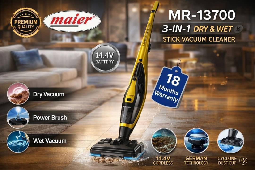 جارو شارژی 3 کاره مایر مدل MR-13700