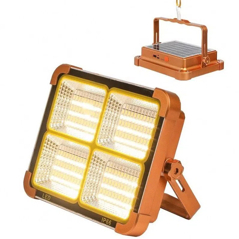 پروژکتور شارژی و خورشیدی SOLAR LED LIGHT دارای پاوربانک 1200 وات IP66